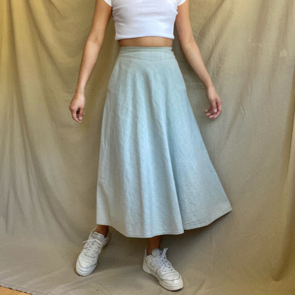 🚫SOLD🚫 The Mint Meadow Circle Skirt 👒